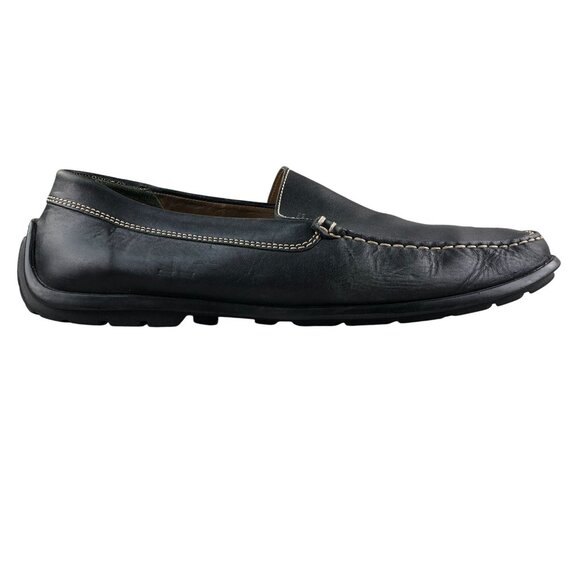 GEOX Men\'s EU 46 (US 13) Respira Leather Closed Toe Slip On Moc Loafers FAIR main image 16